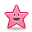 smiley star pink star
