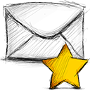 email starred star