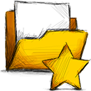 folder starred star