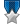 star medal silver blue star