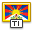 flag tibet drapeau pays