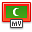 flag maledives drapeau pays