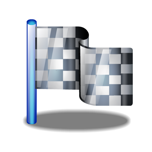 checkered flag drapeau course