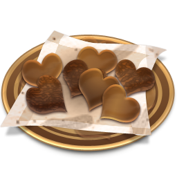 chocolates and cookies gateau