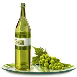 grape wine bouteille
