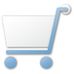 shopping cart blue caddie