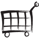 shopping cart caddie