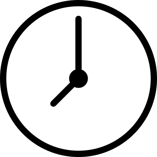 ios7 clock horloge
