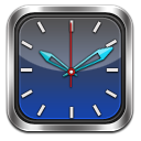 clock blue horloge
