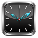 clock black horloge
