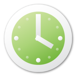 clock green horloge