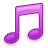 music note pink