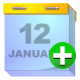 interface calendar add calendrier