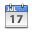 calendar blue calendrier