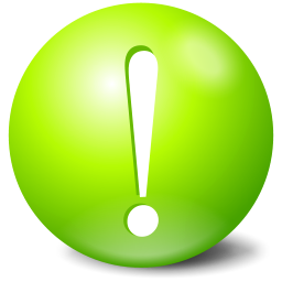 alert green exclamation