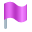 flag mark violet