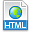 file extension html