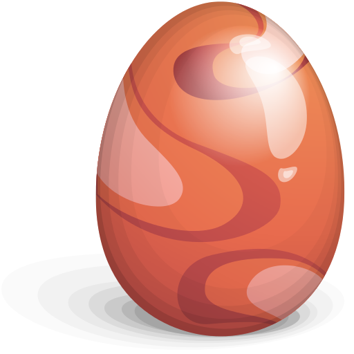 easter egg red 512