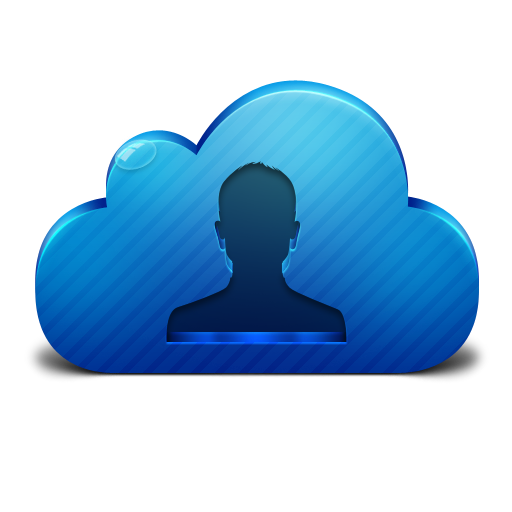 cloud icon contacts contact