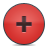 button plus red