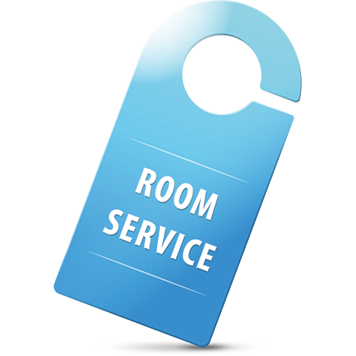 room service sign