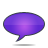 speech bubble violet