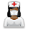 user medical femme blanck noir