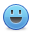smiley blue