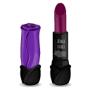 lipstick deep purple rouge levre