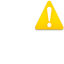 real osx system alert caution badge