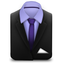 costume manager suit black tie003