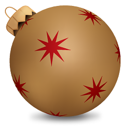 christmas ball gold boules