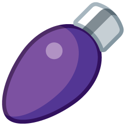 light oval purple boule